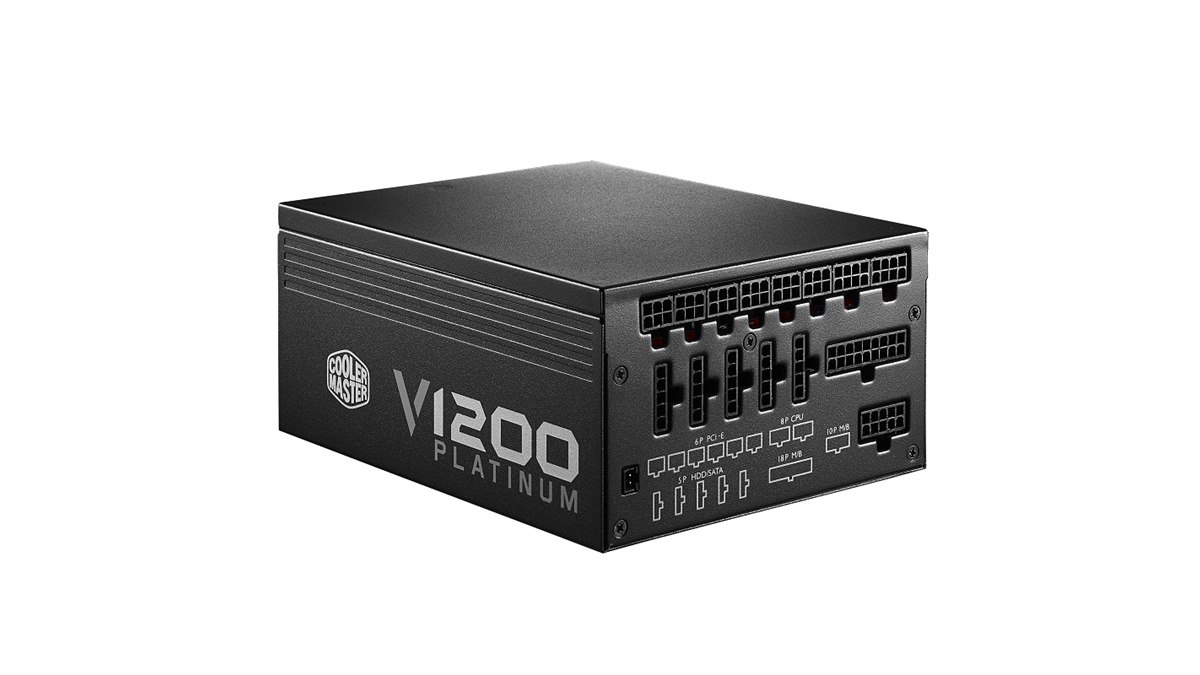 クーラーマスター、1200Wの「80PLUS PLATINUM」認証済み電源ユニット