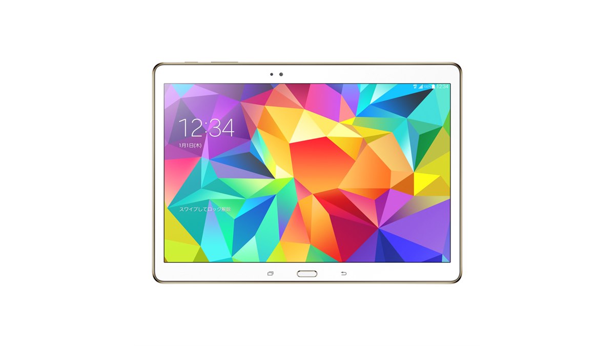 au、厚さ6.6mmで重量467gの10.5型タブレット「GALAXY Tab S」 - 価格.com
