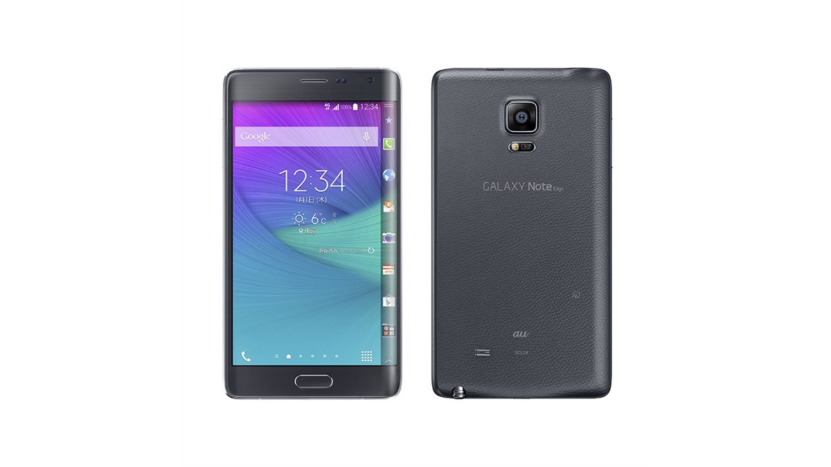 au、「GALAXY Note Edge」チャコールブラックを10/23発売 - 価格.com