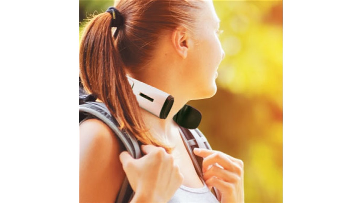 日本アンテナ、首にかけて使用するBluetoothワイヤレススピーカー