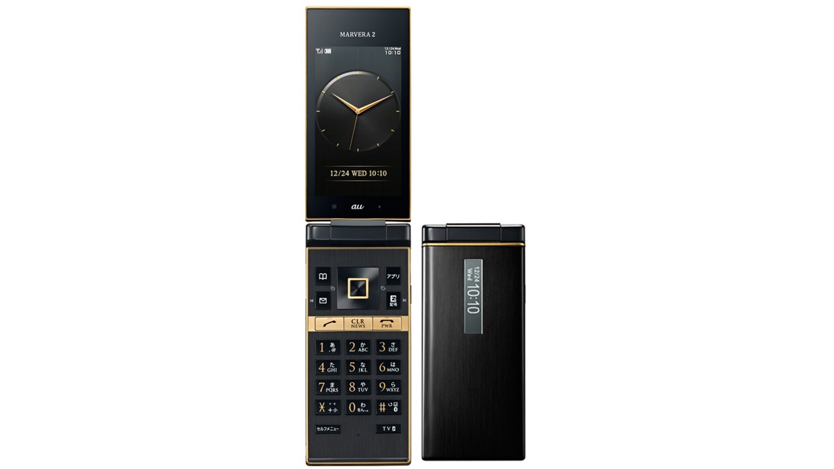 au MARVERA 本体 付属品セット au、スマートソニックレシーバーを採用した携帯電話「MARVERA2