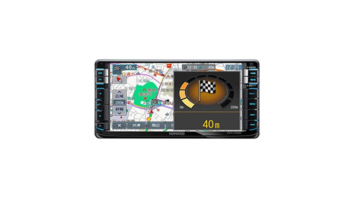 ケンウッド、地デジに対応した、「彩速ナビゲーション TYPE-L シリーズ