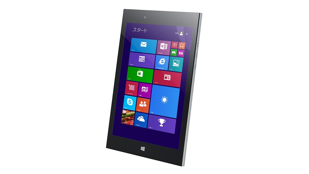 オンキヨー、オクタゴンデザインで2万円台の8型Windowsタブレット