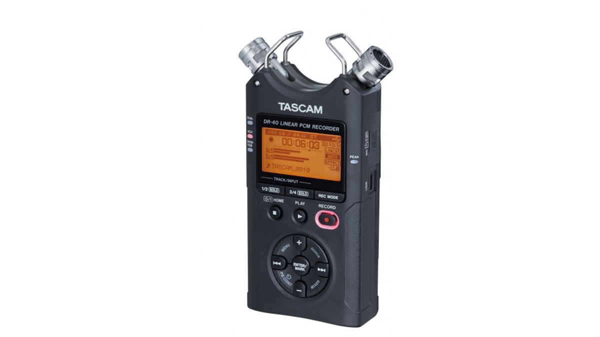 TASCAM リニアPCMレコーダー DR-40 DR-40X | 4トラックポータブルオーディオレコーダー/USB