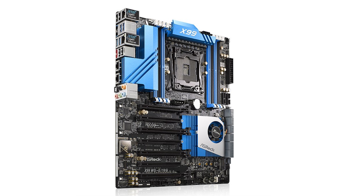 ASRock、デュアル10ギガビットLANを搭載したWSマザー「X99 WS-E/10G