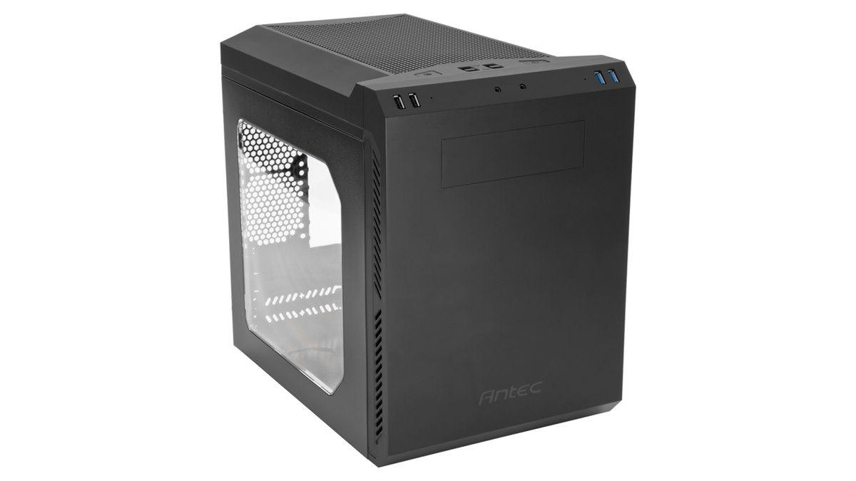 Antec、デュアルチャンバー設計でMicroATX対応キューブ型PC