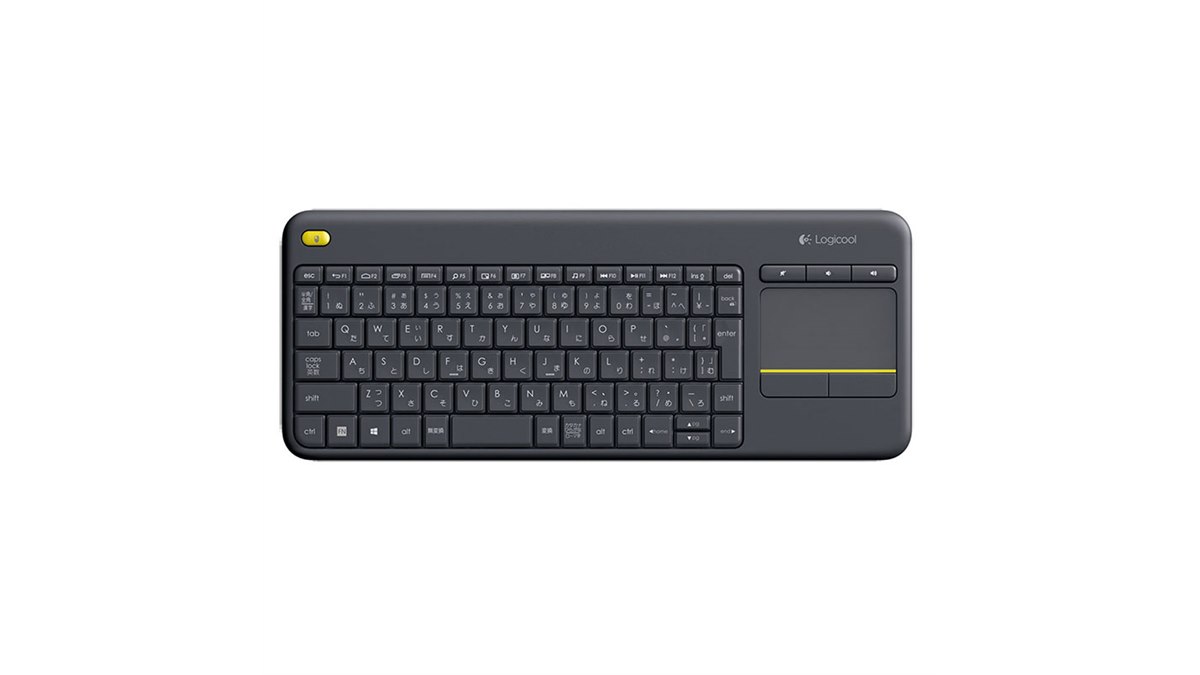 ロジクール、タッチパッド一体型のワイヤレスキーボード - 価格.com
