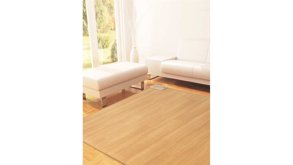 富士通ゼネラル、暖めたい場所を選べる省エネタイプの電気カーペット