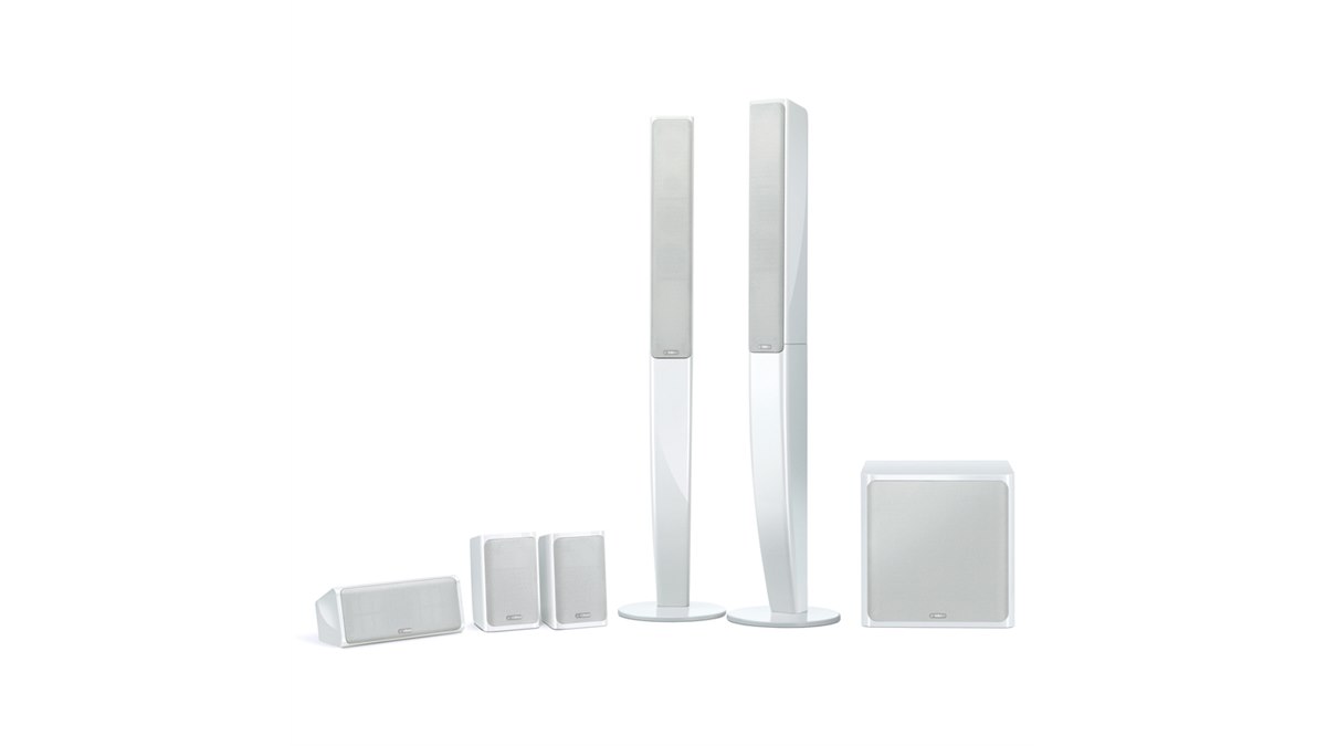 ヤマハ、トールボーイ型5.1chスピーカーパッケージにホワイトモデル