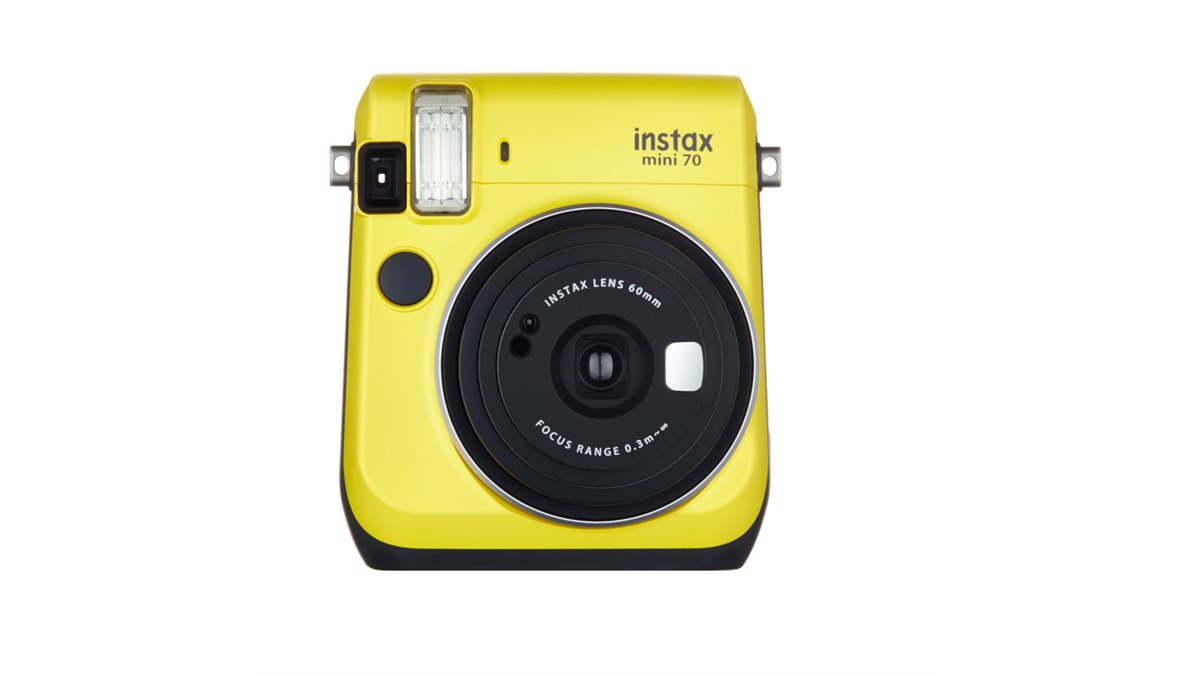 INSTAX MINI 70  チェキ　インスタントカメラ　イエロー 富士フイルム、自分撮り撮影モード搭載のチェキ「instax mini 70