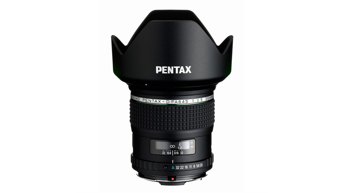 リコー、中判一眼レフ用広角レンズ｢HD PENTAX-D FA645 35mmF3