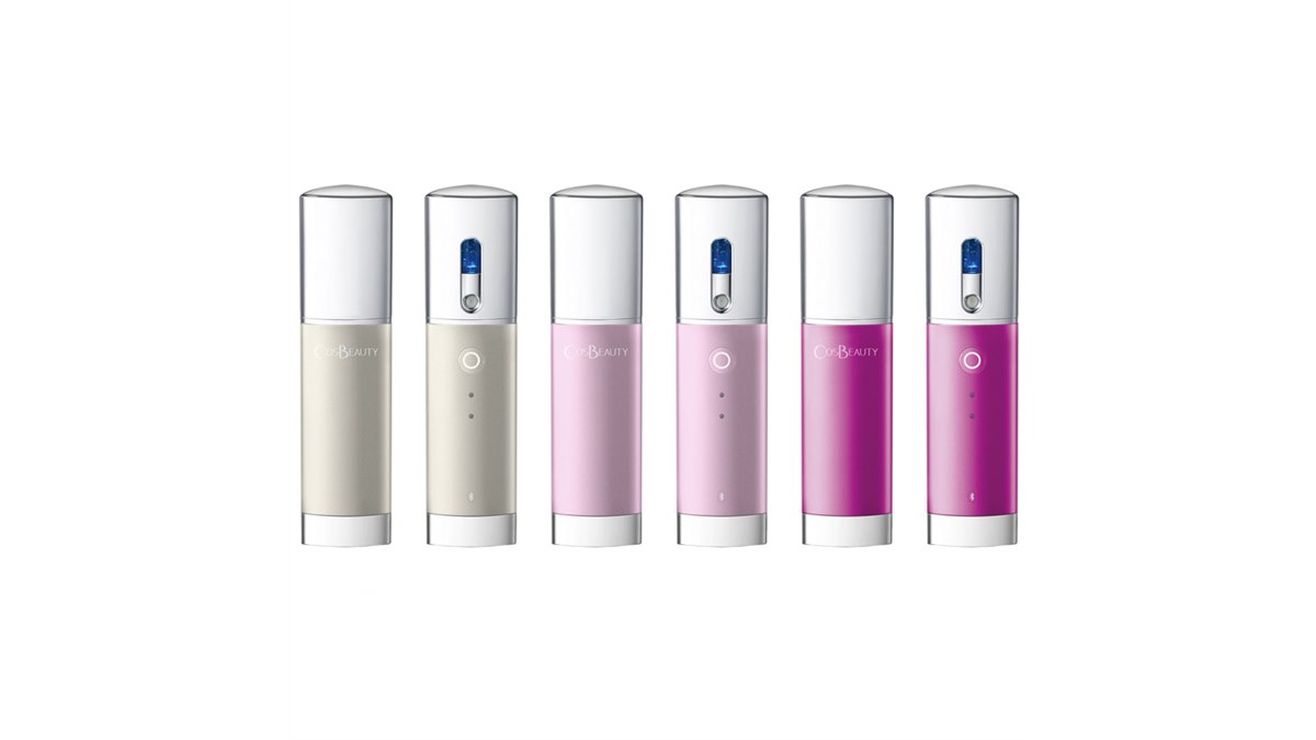 COSBEAUTY JAPAN、水道水から水素水を生成して噴霧できる美顔器 - 価格.com