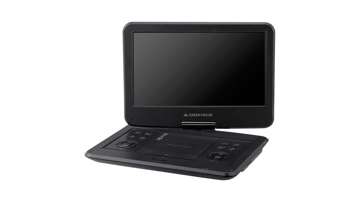 15.6型液晶ポータブルDVDプレーヤー GH-PDV15VT-BK DVD | GH-PDV15VT-BK | GREEN HOUSE グリーンハウス