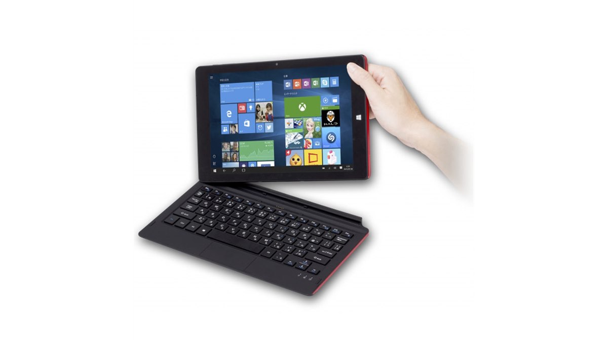 FRONTIER／フロンティア　2 in 1 タブレットPC／ FRT250P ASCII.jp：3万円台でタブレット／ノートPCとして使える！ メールやWeb