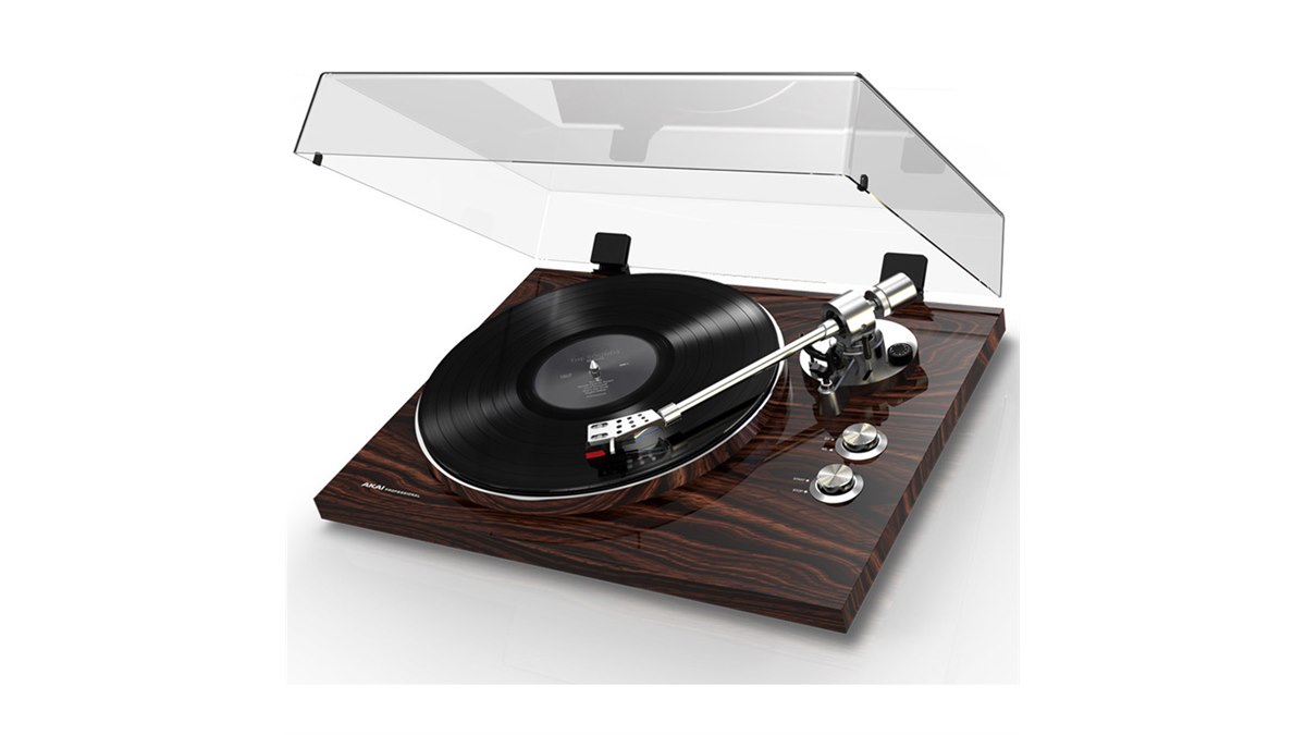 AKAI BT100 レコードプレイヤーBluetooth USB 美品 貴重 レコードをBluetoothワイヤレスで聴ける、19,800円のAKAI製