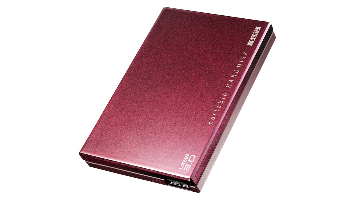 IODATA HDPC-UT2DBBR ボルドー　ポータブルハードディスク2TB IODATA HDPC-UT2DBBR ボルドー ポータブルハードディスク2TB