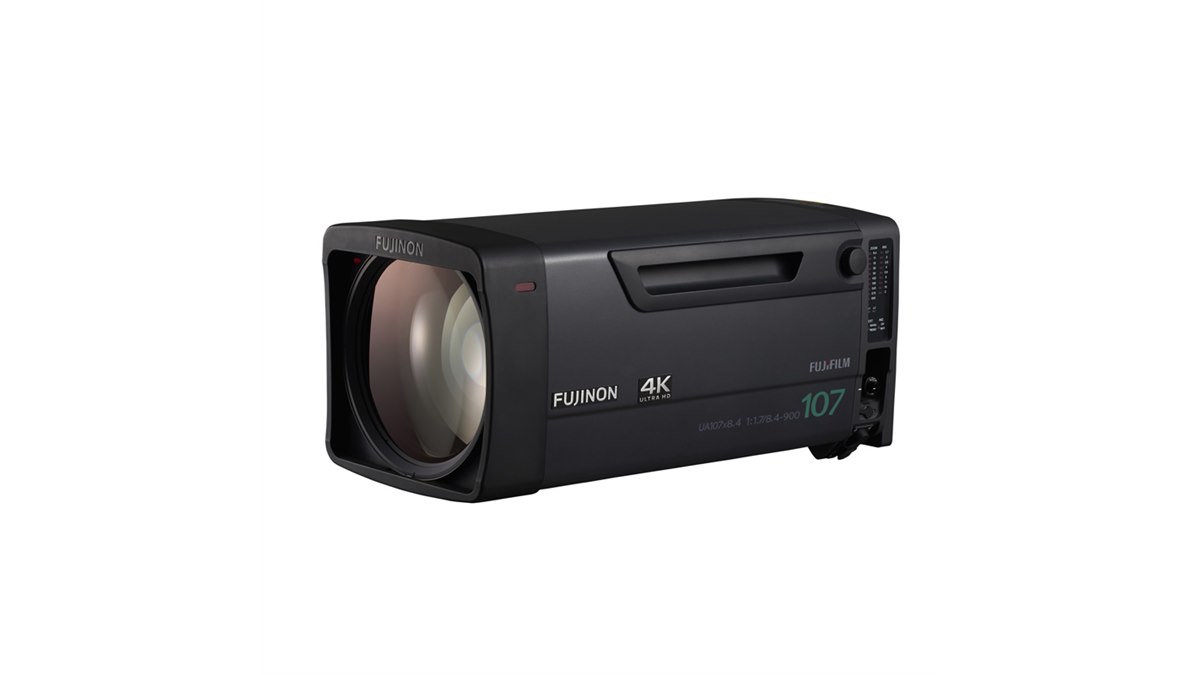 富士フイルム、107倍ズームの4K対応放送用ズームレンズ「FUJINON UA107