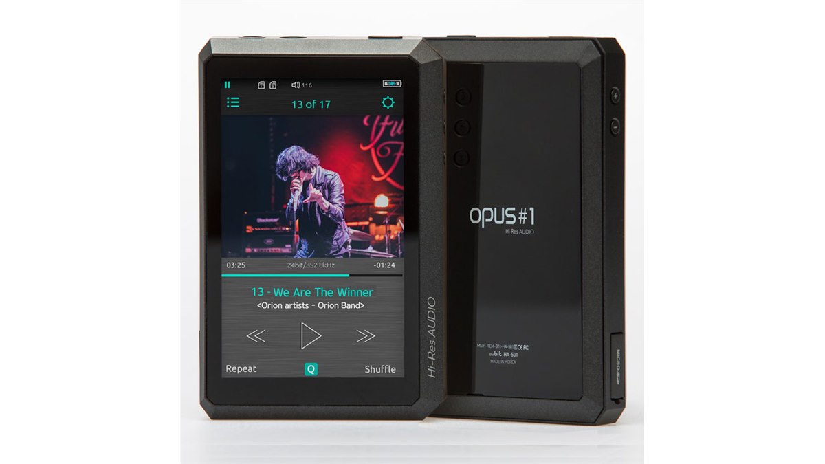 The BIT OPUS #1 ブラック ポータブルハイレゾプレーヤー The BIT、デュアルDACを搭載したハイレゾプレーヤー「OPUS#1