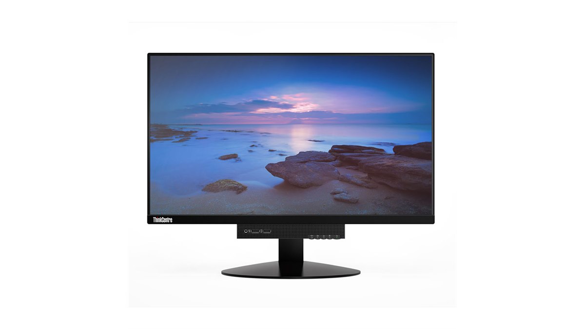 レノボ、小型PCと合体できる21.5型/23.8型液晶ディスプレイ