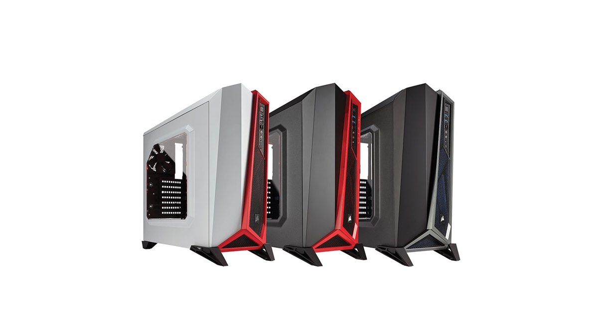 ホワイト RGBファン搭載 PCケース　コルセア 6500X Mid-Tower Dual Chamber PC Case - White