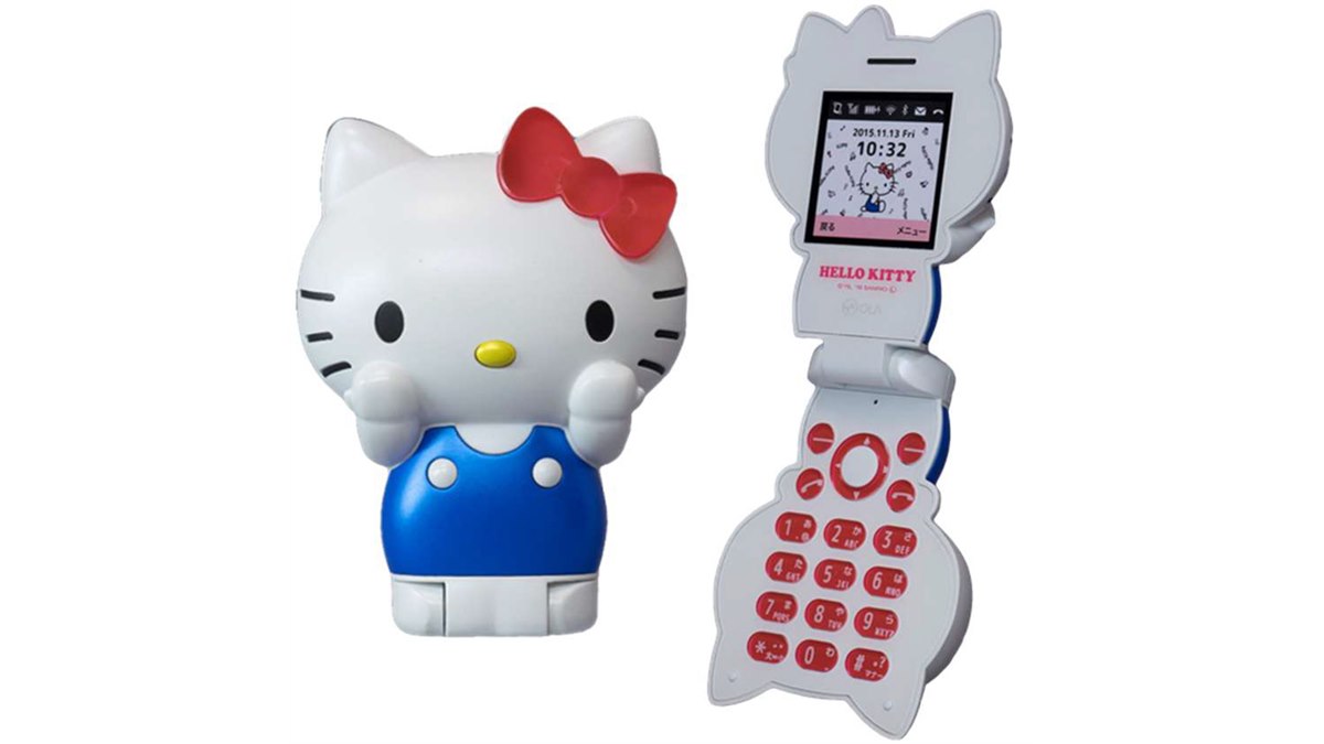 ハローキティ 折りたたみ式携帯電話 希少！ハローキティ♡ SIMフリー 折りたたみ式 携帯電話 キティ