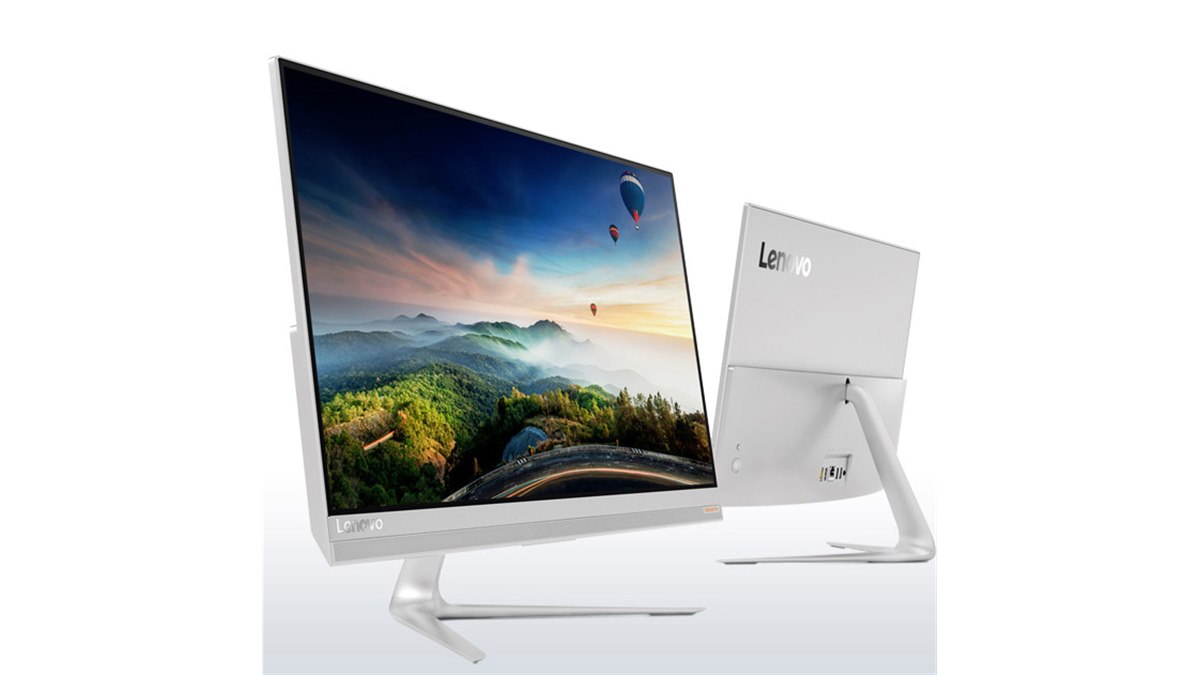 レノボ 23型一体型パソコン レノボ、最薄部7.2mmの23型オールインワンデスクトップなど2機種