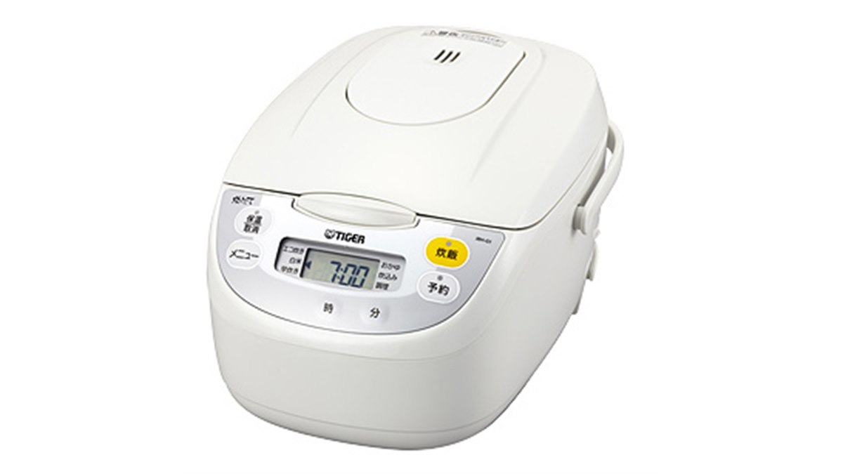 タイガー、1.7mm黒遠赤厚釜を採用した5.5合/1升炊きマイコン炊飯ジャー