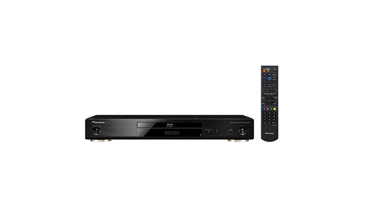 パイオニア、ハイレゾ音源再生対応のBDプレーヤー「BDP-X300