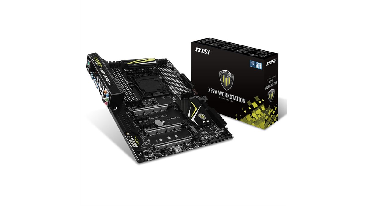 MSI、3本のPCIe x16スロットを備えたX99マザー「X99A WORKSTATION