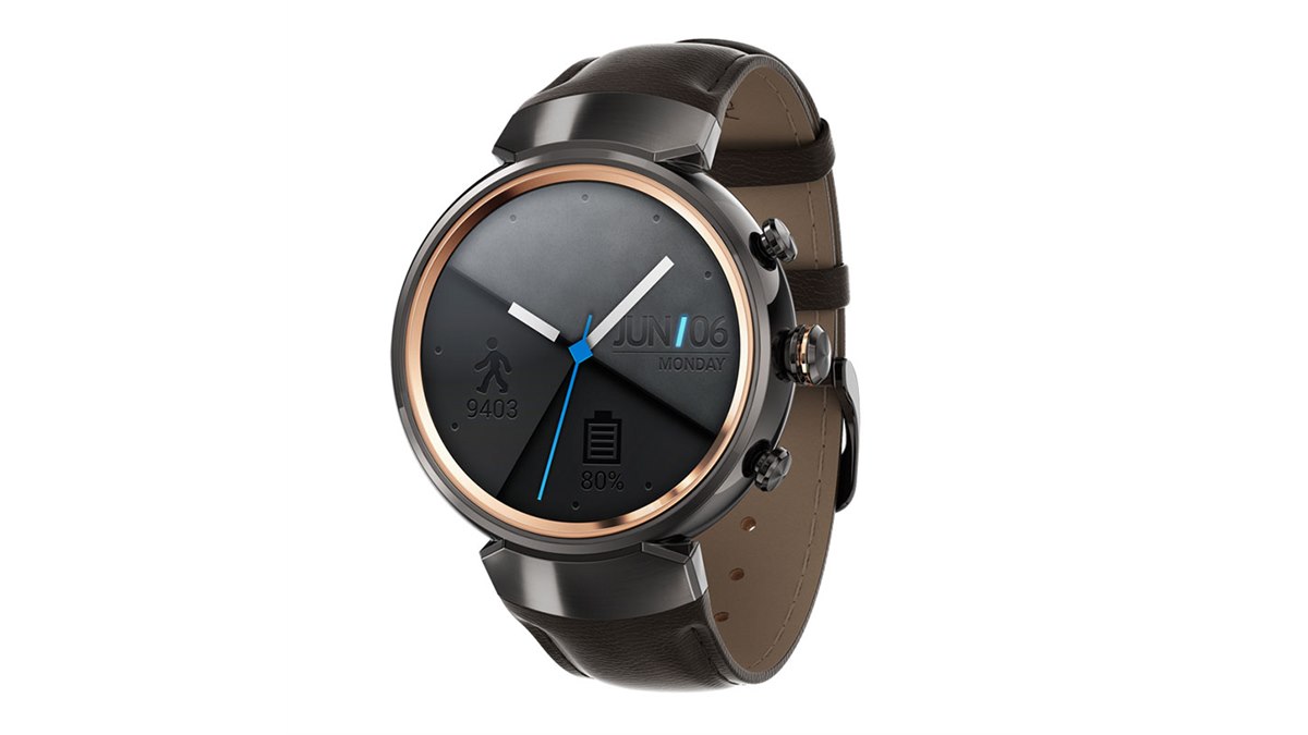 ASUS zenwatch 3 WI503Q ガンメタル/ラバーストラップ ASUS、丸型デザインに生まれ変わった「ZenWatch 3」 - 価格.com