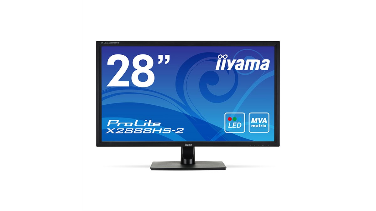 ProLite X2888HS 28インチ PCモニター ゲーミングモニター iiyama、MVAパネルを採用した28型フルHD液晶「ProLite X2888HS-2