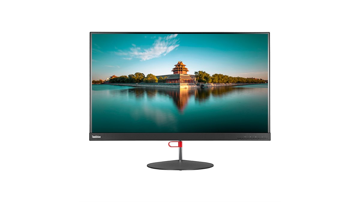レノボ、角度や高さを自在に調節できる27/23.8型狭額縁QHD