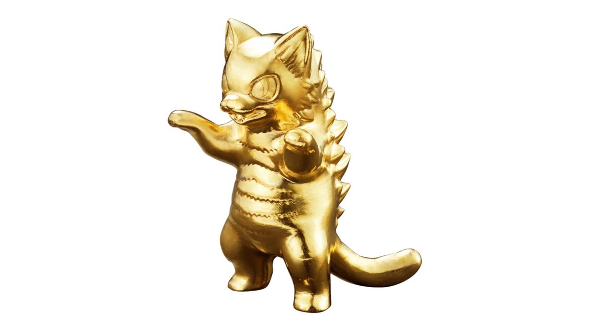 税別250万円！ 純金K24製の「化猫怪獣ネゴラ」フィギュアなどが発売