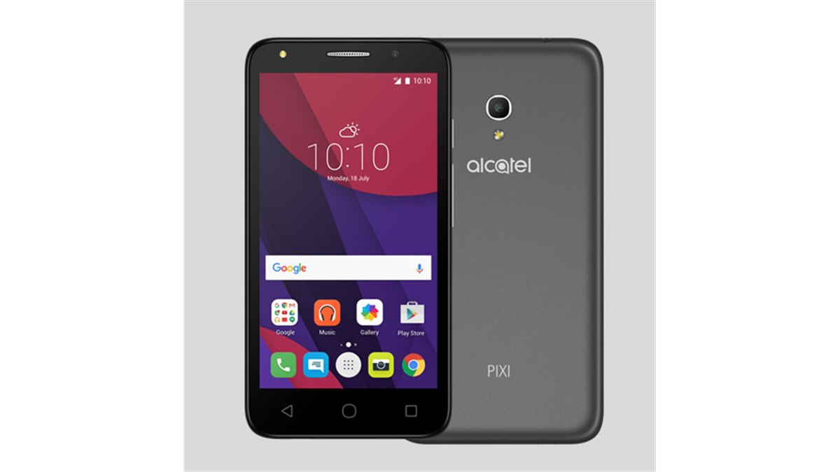【名京】Alcatel PIXI 4 SIMフリー Alcatel、1万円の5型SIMフリースマホ「PIXI 4」を3/24発売