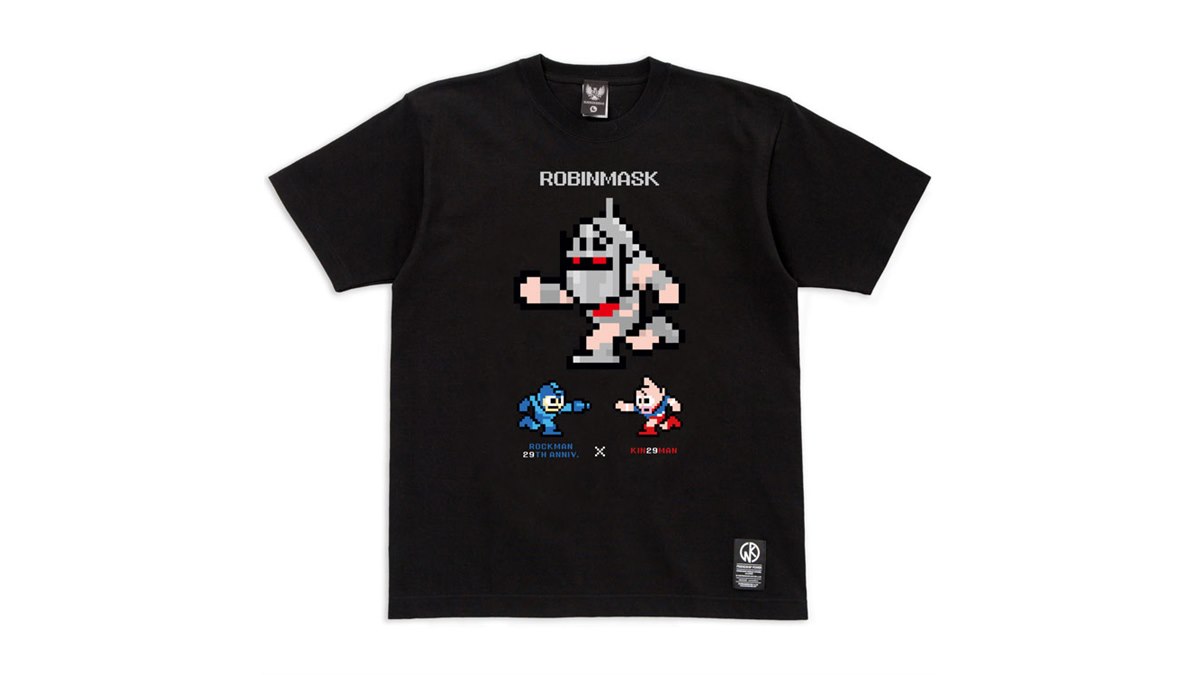 ロックマン29周年×キン肉マン」Tシャツ発売、あの人気超人がドット絵に - 価格.com