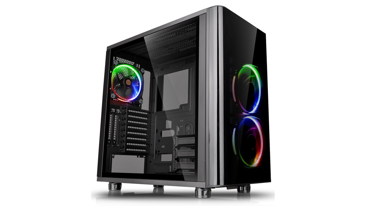 Thermaltake、2面強化ガラスパネル採用のミドルタワーPCケース2種