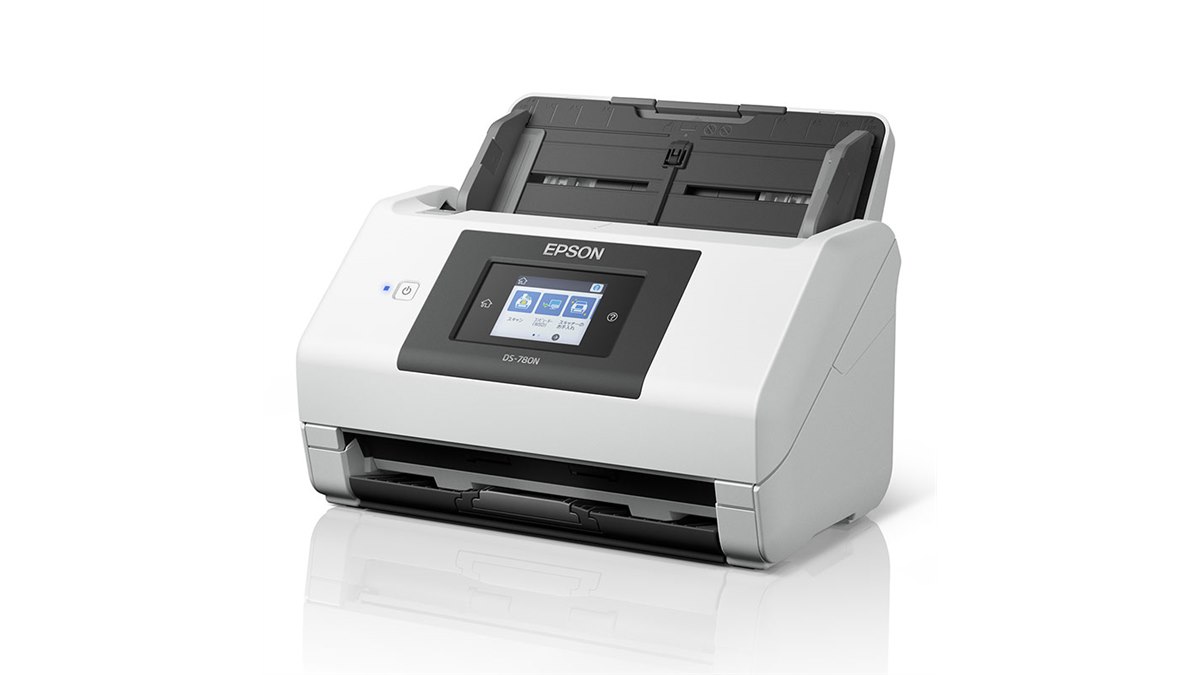 EPSON DS-780N ドキュメントスキャナー エプソン、片面45枚/分の高速スキャン対応A4スキャナー「DS-780N