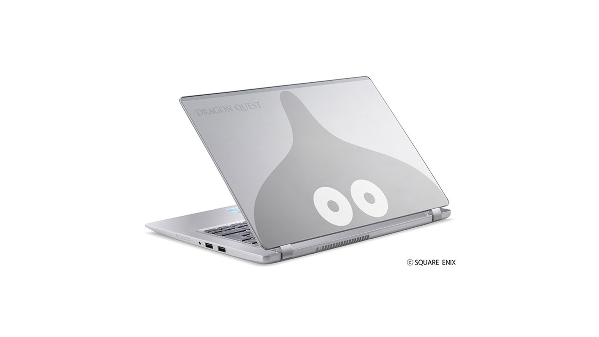 ドラゴンクエストX ノートPC メタルスライムエディション 特典コード メタルスライムデザインを採用した『ドラゴンクエストX』推奨ノートPC