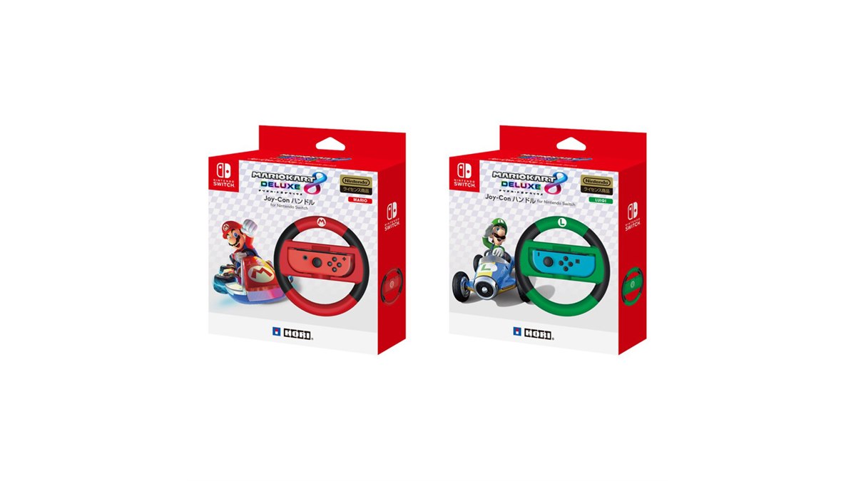 HORI Joy-Conハンドル ながけりゃ マリオ ルイージ セット ペア HORI Joy-Conハンドル ながけりゃ マリオ ルイージ セット ペア