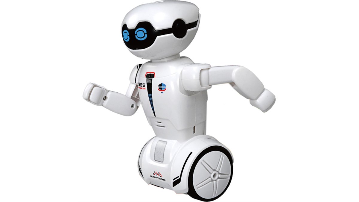 トレイでモノを運んで、言葉も覚える二輪走行ロボット「機能たくさん