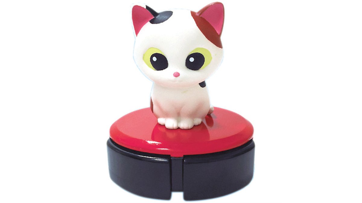 ロボット掃除機に乗ったネコちゃんを再現した「ルンルンクリーニャーD