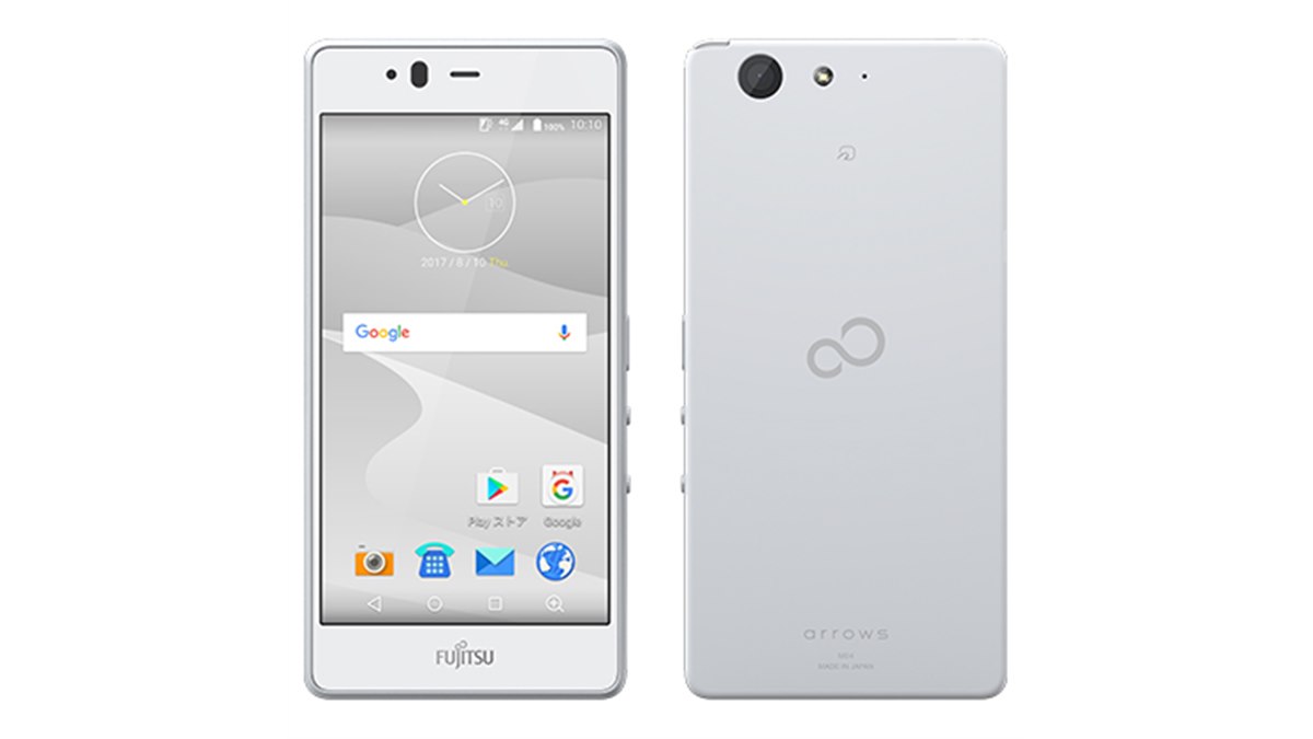 富士通、泡ハンドソープで洗える5型SIMフリースマホ「arrows M04