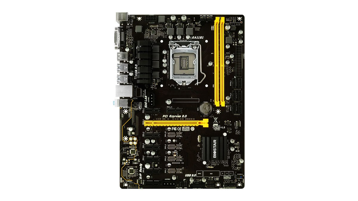 BIOSTAR、マイニングに適した8GPU対応マザー「TB250-BTC+」 - 価格.com