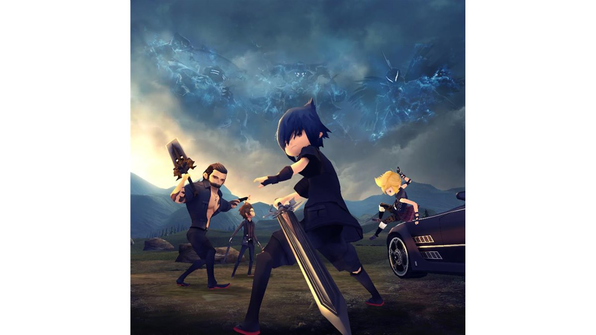 スマホ向け「ファイナルファンタジーXV」配信決定、デフォルメキャラが