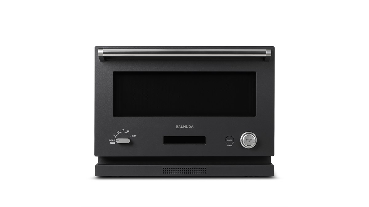 バルミューダ、ユーモラスな操作音のオーブンレンジ「BALMUDA The