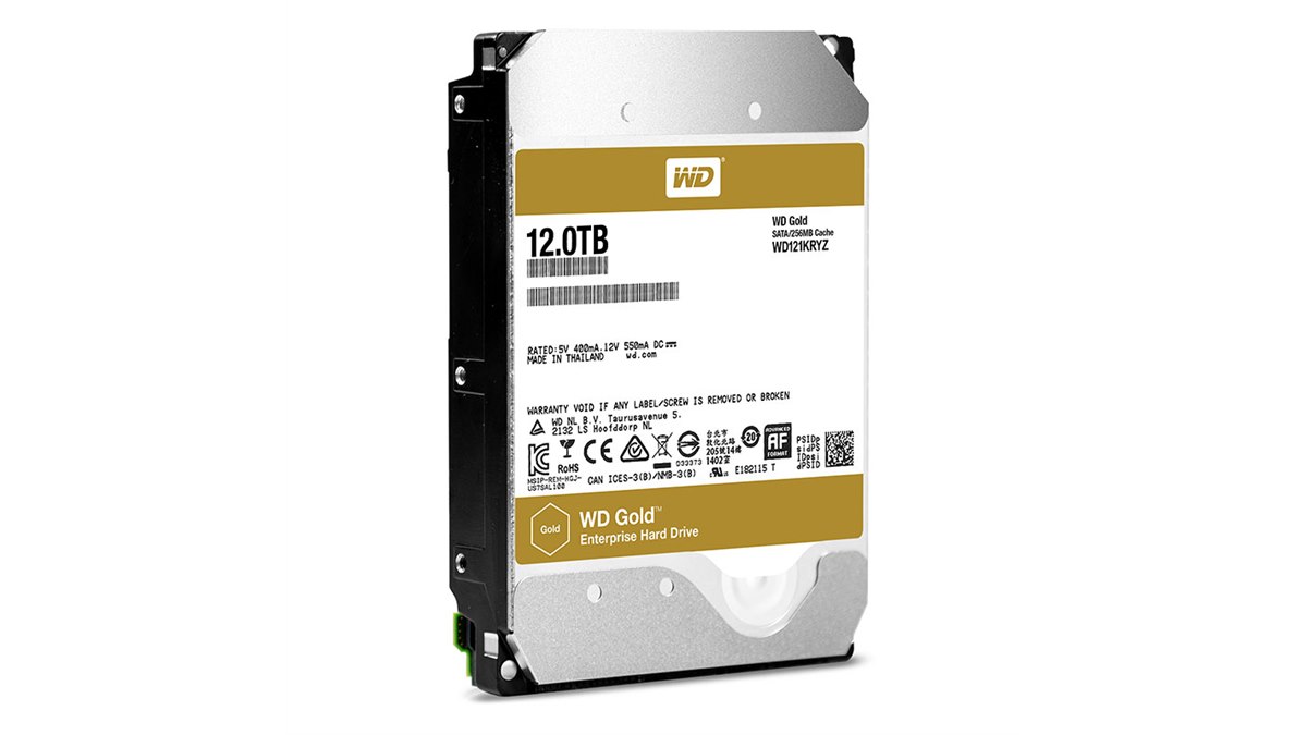 WD、大容量12TBモデルの「WD Gold」を10月より出荷開始 - 価格.com