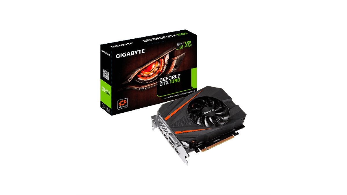 GIGABYTE、長さ17cmのショート基盤向け「GEFORCE GTX 1080