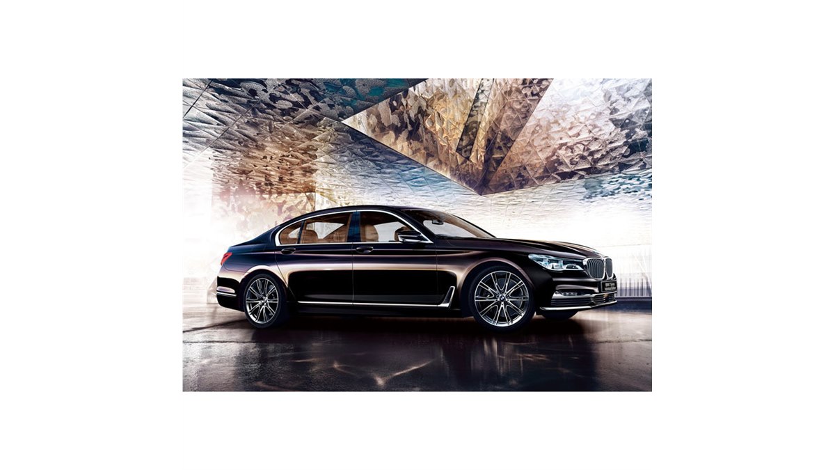 BMW 750Li 7シリーズ 黒 1/43 BMW特注 非売品 ミニチャンプス 1/43 BMW Original manufacturer, BMW 7 Series 750Li Alloy car