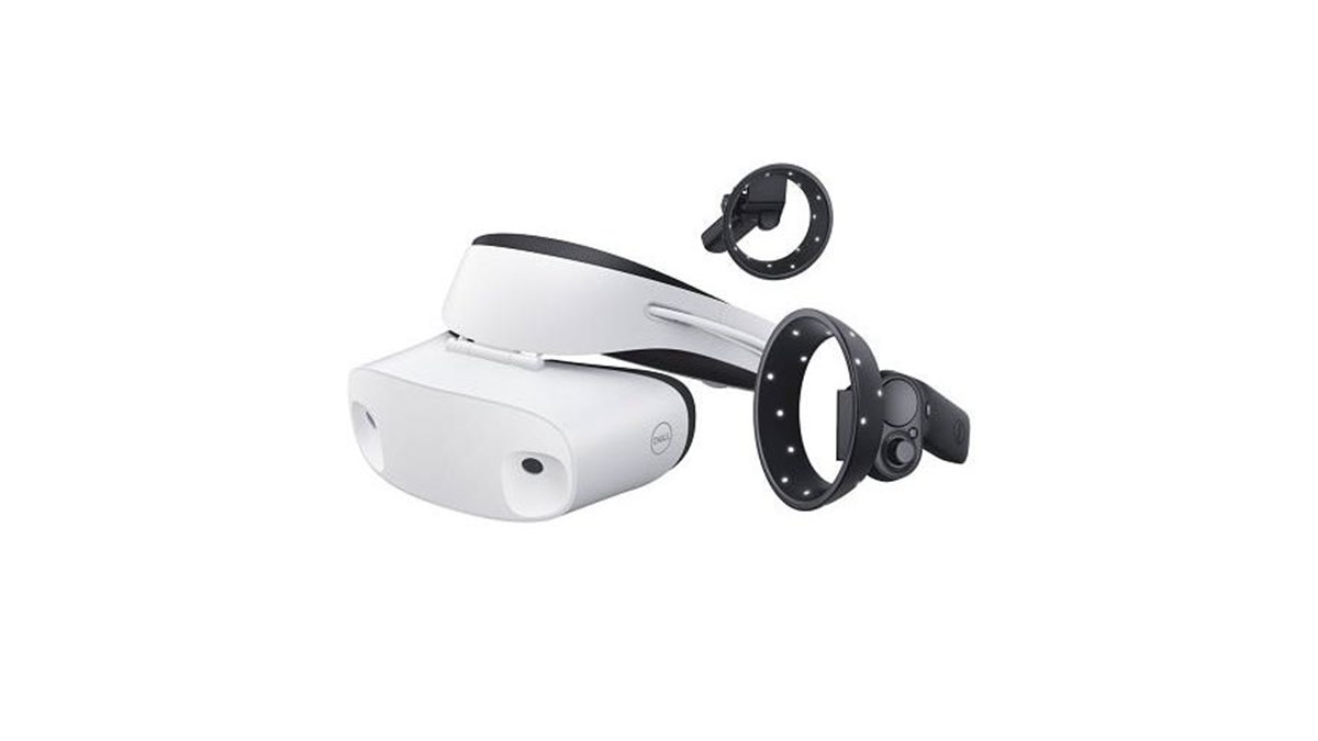 【特価】 Dell HMDヘッドセット VRゴーグル一式 メタ 動確済 デル、HMDとのセット「Dell Visor with Controllers」を12/9発売