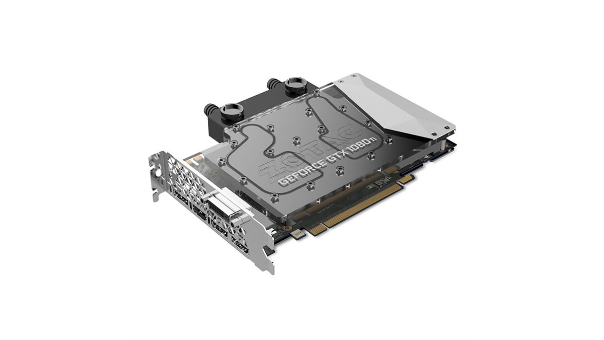 ZOTAC、水冷に対応したコンパクトタイプの「GeForce GTX 1080 Ti